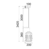 Lunescent Lighting Tahlia Pendant Light