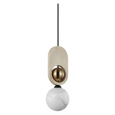 Lunescent Lighting Kyson Oakwood Pendant Light