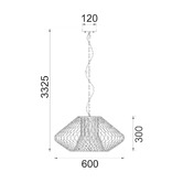 Lunescent Lighting Kaelix 60cm Pendant Light