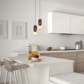 Lunescent Lighting Kyson Oakwood Pendant Light