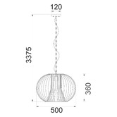 Lunescent Lighting Kaelix Round Pendant Light