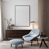 Lunescent Lighting Axton Travertine LED Touch Table Lamp