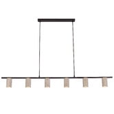 Lunescent Lighting Avelia Travertine 6-Light Pendant