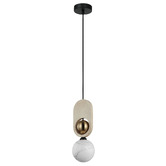Lunescent Lighting Kyson Oakwood Pendant Light