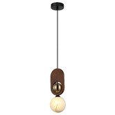 Lunescent Lighting Kyson Oakwood Pendant Light