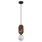 Lunescent Lighting Kyson Oakwood Pendant Light