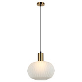 Lunescent Lighting Tahlia Oval Glass Pendant Light