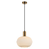 Lunescent Lighting Tahlia Oval Glass Pendant Light