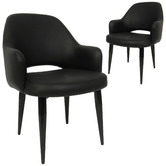 Bright Side Furniture 93cm Lex Vinyl Dining Chairs