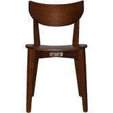 Bright Side Furniture Tennyson American Oak Dining Chairs