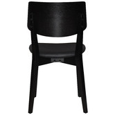 Bright Side Furniture Bentley Dining Chairs with Black Vinyl Seat