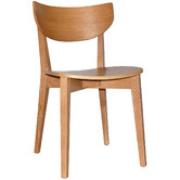 Bright Side Furniture Tennyson American Oak Dining Chairs