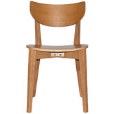 Bright Side Furniture Tennyson American Oak Dining Chairs