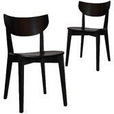 Bright Side Furniture Tennyson American Oak Dining Chairs