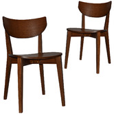 Bright Side Furniture Tennyson American Oak Dining Chairs