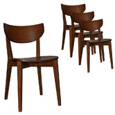 Bright Side Furniture Tennyson American Oak Dining Chairs
