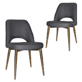 Bright Side Furniture Florence Oltramo III Side Chairs