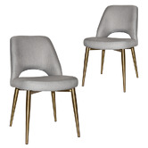 Bright Side Furniture Florence Oltramo III Side Chairs