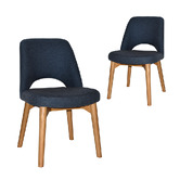 Bright Side Furniture Florence Isolotto II Ash Wood Side Chairs