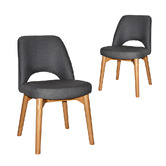 Bright Side Furniture Florence Isolotto II Ash Wood Side Chairs
