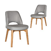 Bright Side Furniture Florence Isolotto II Ash Wood Side Chairs