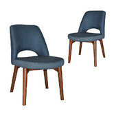 Bright Side Furniture Florence Isolotto II Ash Wood Side Chairs