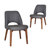 Bright Side Furniture Florence Isolotto II Ash Wood Side Chairs