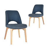 Bright Side Furniture Florence Isolotto II Ash Wood Side Chairs