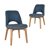 Bright Side Furniture Florence Isolotto II Ash Wood Side Chairs