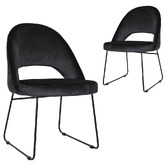 Bright Side Furniture Luxor Upholstered Visitor Chairs