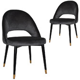 Bright Side Furniture Luxor II Upholstered Side Chairs