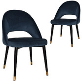 Bright Side Furniture Luxor II Upholstered Side Chairs