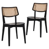 Bright Side Furniture Avignon Ash Wood Dining Chairs