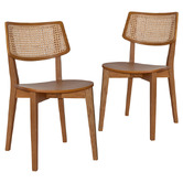 Bright Side Furniture Avignon Ash Wood Dining Chairs