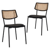 Bright Side Furniture Crosby Upholstered Dining Chairs