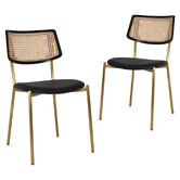 Bright Side Furniture Crosby Upholstered Dining Chairs