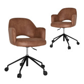 Bright Side Furniture Lex Faux Leather Office Chairs