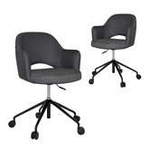 Bright Side Furniture Lex Cotton-Blend Office Chairs