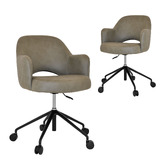 Bright Side Furniture Lex Upholstered Office Chairs