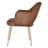 Bright Side Furniture Lex Faux Leather Dining Chairs