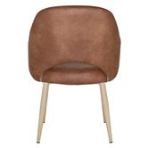 Bright Side Furniture Lex Faux Leather Dining Chairs