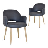 Bright Side Furniture Lex Upholstered Dining Chairs