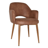 Bright Side Furniture Lex Faux Leather Dining Chairs