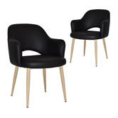 Bright Side Furniture Lex Vinyl Dining Chairs