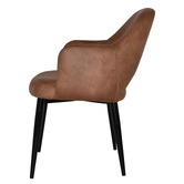 Bright Side Furniture Lex Faux Leather Dining Chairs