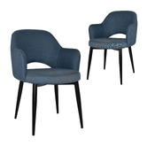 Bright Side Furniture Lex Cotton-Blend Dining Chairs