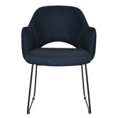 Bright Side Furniture Lex Cotton-Blend Sled Dining Chairs