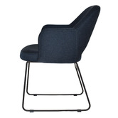 Bright Side Furniture Lex Cotton-Blend Sled Dining Chairs