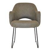 Bright Side Furniture Lex Upholstered Sled Dining Chairs