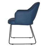 Bright Side Furniture Lex Vinyl Sled Dining Chairs
